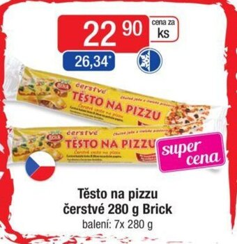 Qanto Těsto na pizzu čerstvé 280 g Brick nabídka