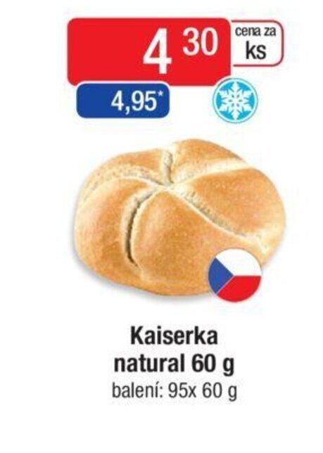 Qanto Kaiserka natural 60 g nabídka