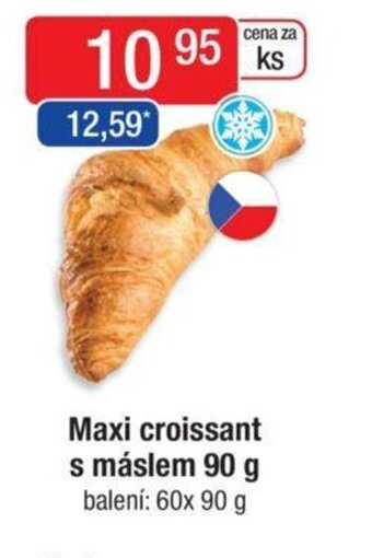 Qanto Maxi croissant s máslem 90 g nabídka