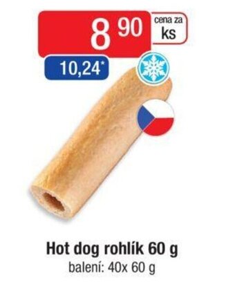 Qanto Hot dog rohlík 60 g nabídka