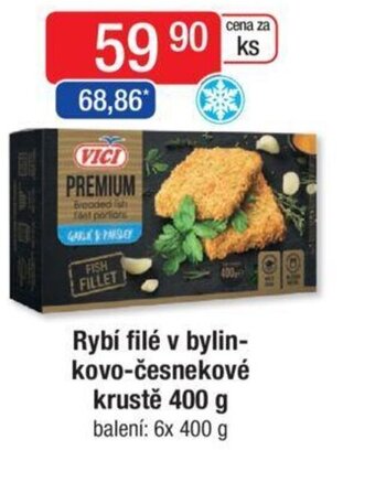 Qanto Rybí filé v bylin-kovo-česnekové krustě 400 g nabídka