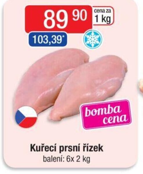 Qanto Kuřecí prsní řízek nabídka