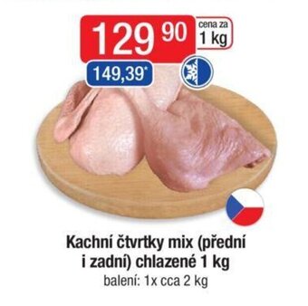 Qanto Kachní čtvrtky mix (přední i zadní) chlazené 1 kg nabídka