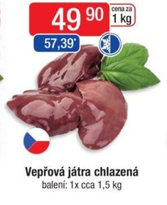 Qanto Vepřová játra chlazená nabídka