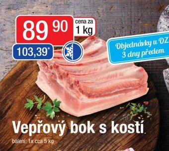 Qanto Vepřový bok s kostí nabídka