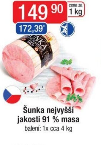 Qanto Šunka nejvyšší jakosti 91 % masa nabídka