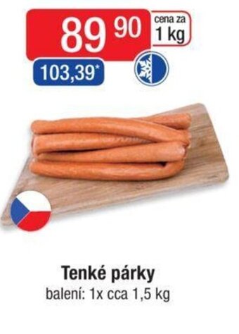 Qanto Tenké párky nabídka