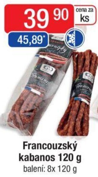 Qanto Francouzský kabanos 120 g nabídka