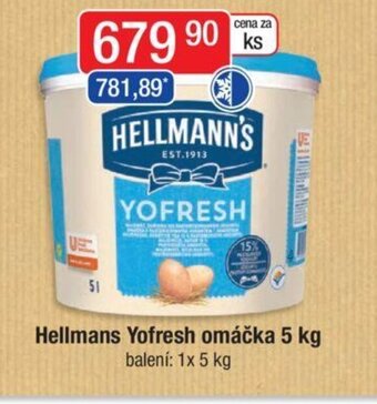 Qanto Hellmans Yofresh omáčka 5 kg nabídka