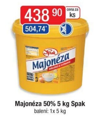 Qanto Majonéza 50% 5 kg Spak nabídka