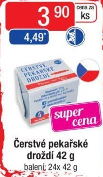 Qanto Čerstvé pekařské droždí 42 g nabídka