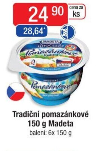 Qanto Tradiční pomazánkové 150 g Madeta nabídka