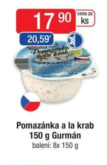 Qanto Pomazánka a la krab 150 g Gurmán nabídka