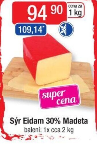 Qanto Sýr Eidam 30% Madeta nabídka