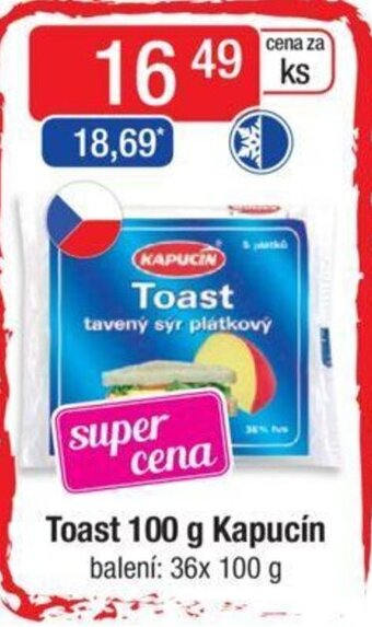 Qanto Toast 100 g Kapucín nabídka