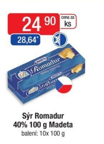 Qanto Sýr Romadur 40% 100 g Madeta nabídka
