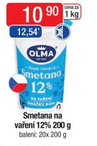 Qanto Smetana na vaření 12% 200 g nabídka