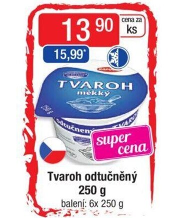 Qanto Tvaroh odtučněný 250 g nabídka