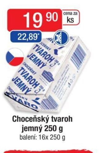 Qanto Choceňský tvaroh jemný 250 g nabídka