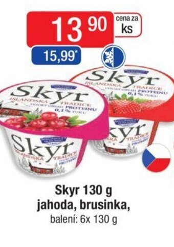 Qanto Skyr 130 g jahoda, brusinka nabídka