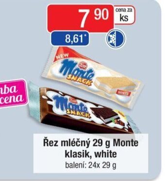 Qanto Řez mléčný 29 g Monte klasik, white nabídka