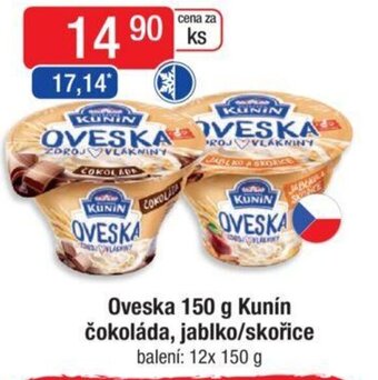Qanto Oveska 150 g Kunín čokoláda, jablko/skořice nabídka