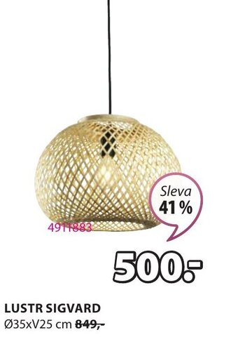 JYSK LUSTR SIGVARD nabídka