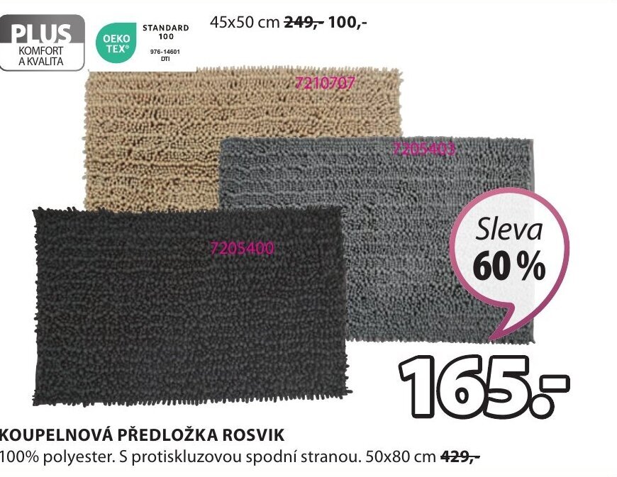 JYSK KOUPELNOVÁ PŘEDLOŽKA ROSVIK nabídka