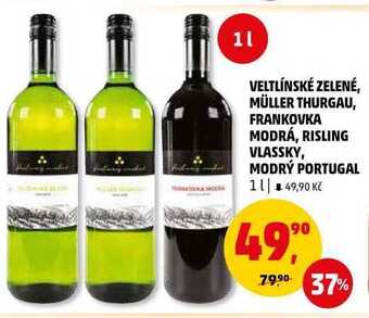 Veltlínské zelené, 1 l