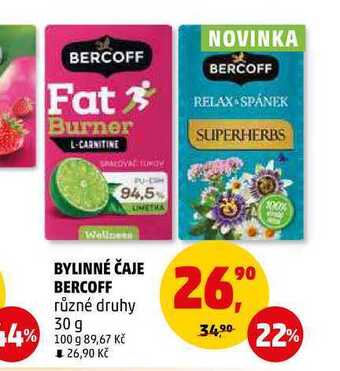 Penny Market Bylinné čaje bercoff, 30 g nabídka