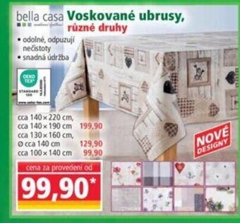 Norma bella casa Voskované ubrusy nabídka