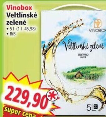 Norma Vinobox Veltlínské zelené nabídka