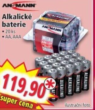 Norma Alkalické baterie nabídka
