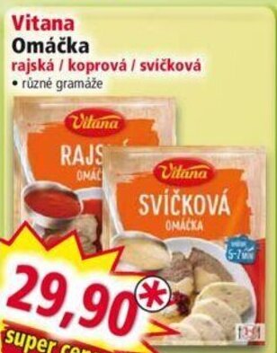 Norma Vitana Omáčka nabídka