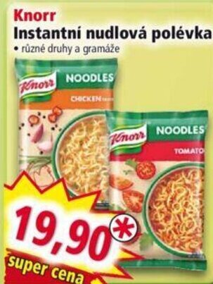 Norma Knorr Instantní nudlová polévka nabídka