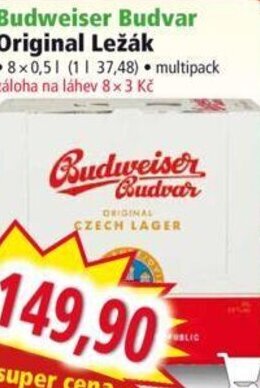 Norma Budweiser Budvar Original Ležák nabídka