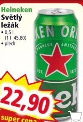 Norma Heineken Světlý ležák nabídka