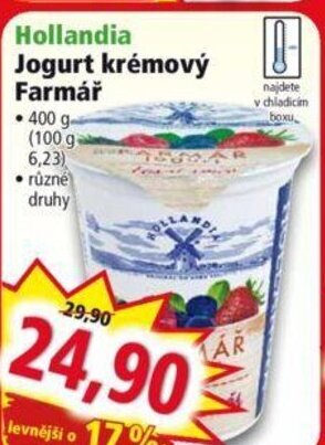 Norma Hollandia Jogurt krémový Farmář nabídka