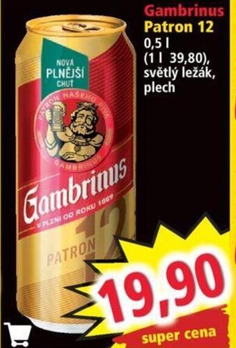 Norma Gambrinus Patron 12 0,5L nabídka