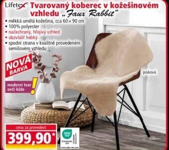 Norma Lifetex Tvarovaný koberec v kožešinovém vzhledu Faux Rabbit" nabídka