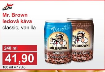 PLUS JIP Mr. Brown ledová káva classic, vanilla nabídka