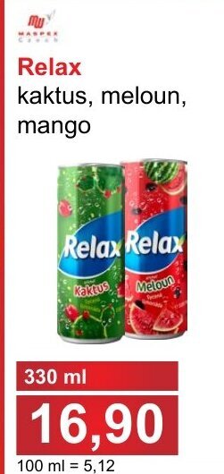 PLUS JIP Relax kaktus, meloun, mango nabídka