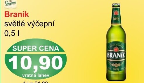 PLUS JIP Braník světlé výčepní 0.5L nabídka