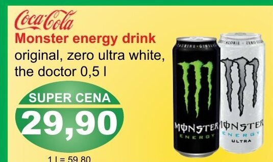 PLUS JIP Monster energy drink 0.5L nabídka
