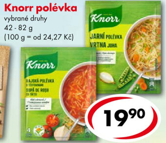 CBA Knorr polévka nabídka