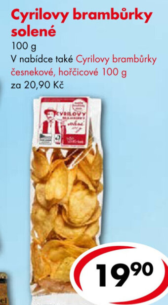 CBA Cyrilovy brambůrky solené nabídka