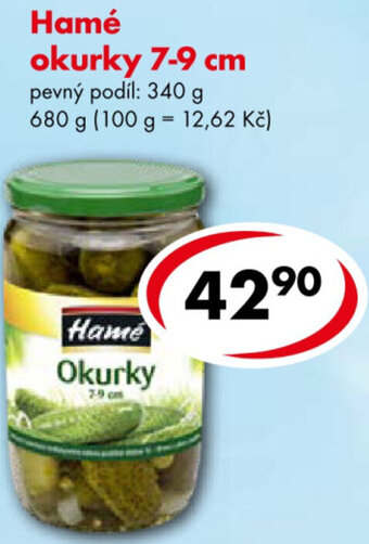 CBA Hamé okurky 7-9 cm nabídka