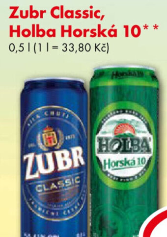 CBA Zubr Classic, Holba Horská 10 nabídka