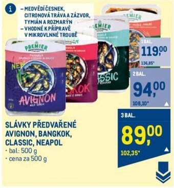 Makro SLÁVKY PŘEDVAŘENÉ AVIGNON, BANGKOK, CLASSIC, NEAPOL nabídka