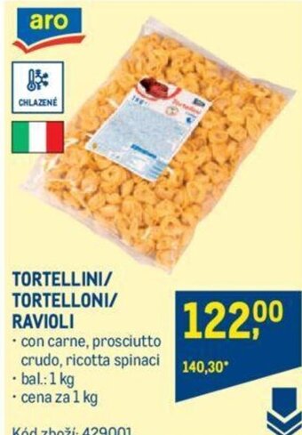 Makro TORTELLINI/ TORTELLONI/RAVIOLI nabídka